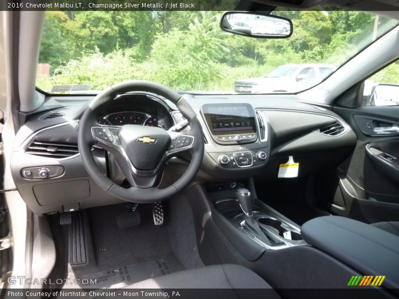 Champagne Silver Metallic / Jet Black 2016 Chevrolet Malibu LT