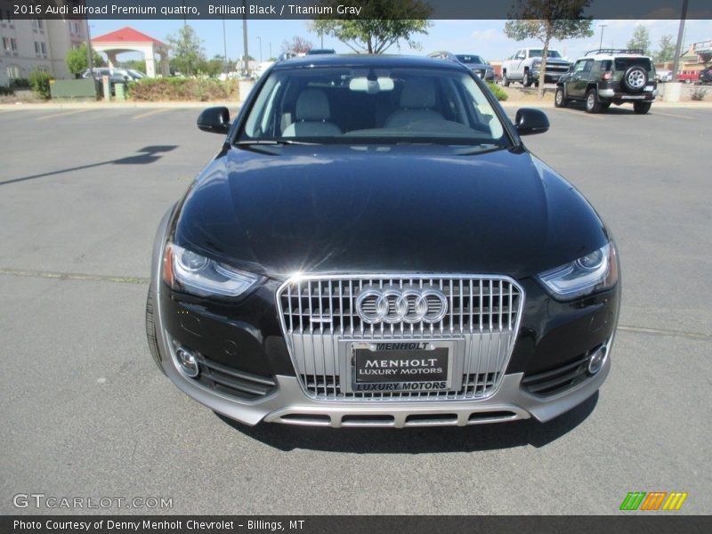 Brilliant Black / Titanium Gray 2016 Audi allroad Premium quattro