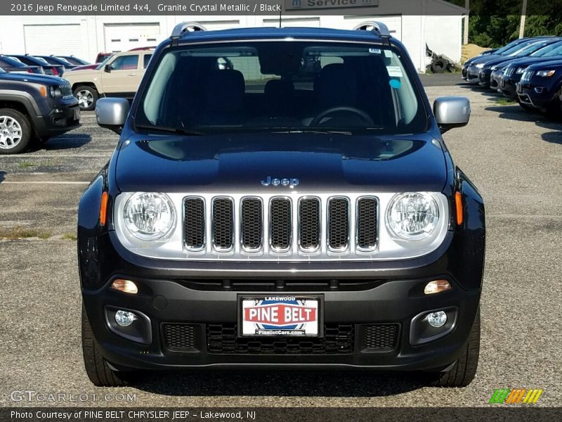 Granite Crystal Metallic / Black 2016 Jeep Renegade Limited 4x4