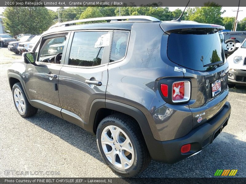 Granite Crystal Metallic / Black 2016 Jeep Renegade Limited 4x4