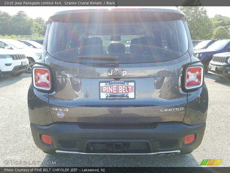 Granite Crystal Metallic / Black 2016 Jeep Renegade Limited 4x4