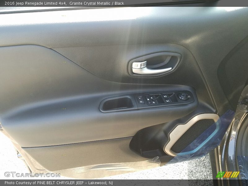 Granite Crystal Metallic / Black 2016 Jeep Renegade Limited 4x4