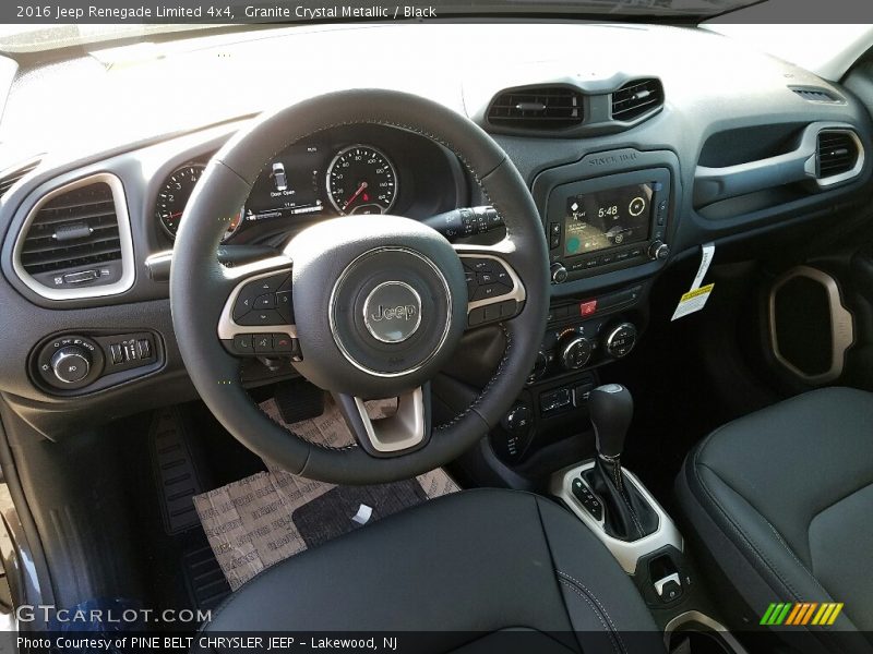 Granite Crystal Metallic / Black 2016 Jeep Renegade Limited 4x4