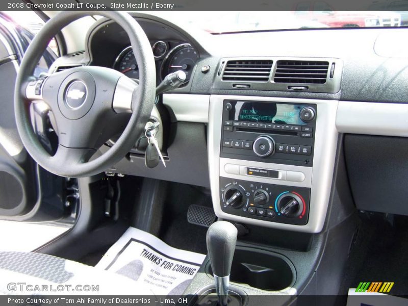 Slate Metallic / Ebony 2008 Chevrolet Cobalt LT Coupe