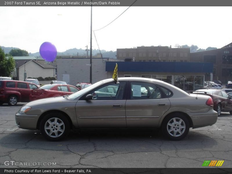 Arizona Beige Metallic / Medium/Dark Pebble 2007 Ford Taurus SE