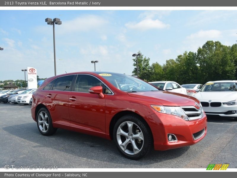 Barcelona Red Metallic / Ivory 2013 Toyota Venza XLE