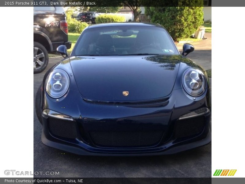 Dark Blue Metallic / Black 2015 Porsche 911 GT3