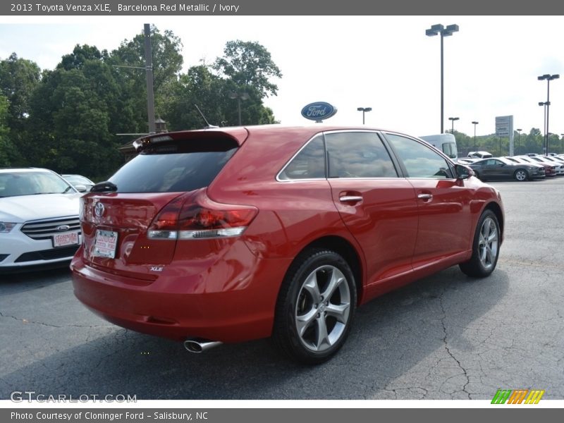 Barcelona Red Metallic / Ivory 2013 Toyota Venza XLE
