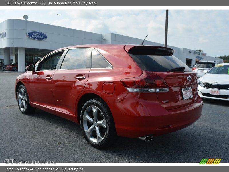 Barcelona Red Metallic / Ivory 2013 Toyota Venza XLE