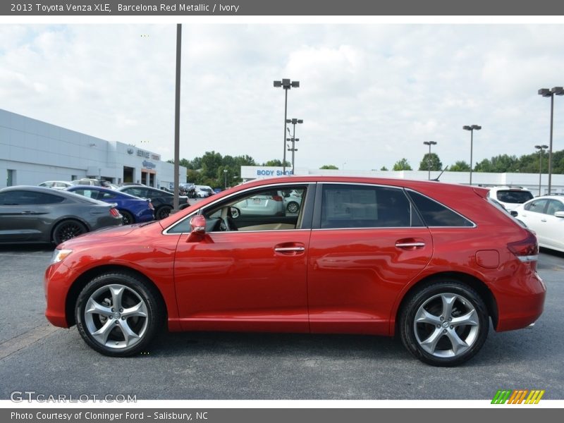 Barcelona Red Metallic / Ivory 2013 Toyota Venza XLE