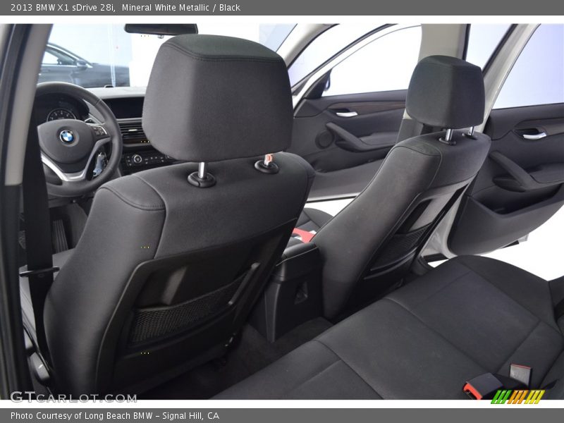Mineral White Metallic / Black 2013 BMW X1 sDrive 28i