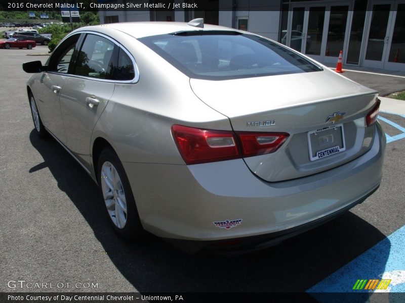 Champagne Silver Metallic / Jet Black 2016 Chevrolet Malibu LT
