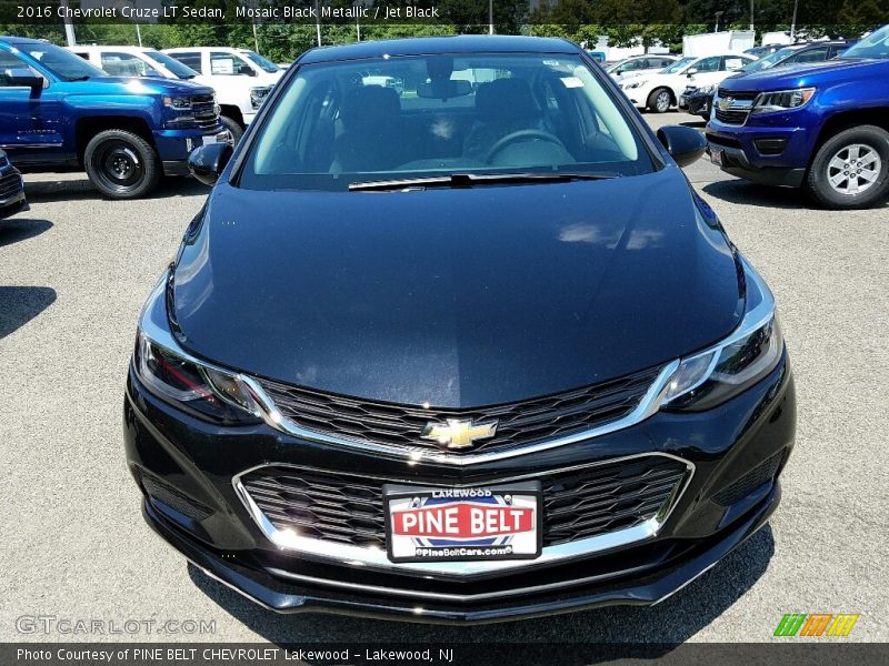 Mosaic Black Metallic / Jet Black 2016 Chevrolet Cruze LT Sedan