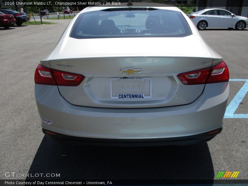 Champagne Silver Metallic / Jet Black 2016 Chevrolet Malibu LT