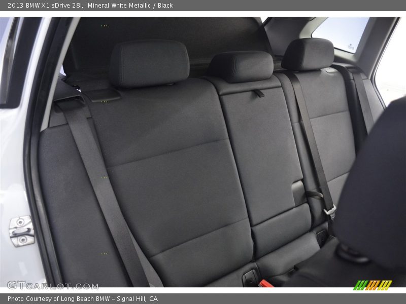 Mineral White Metallic / Black 2013 BMW X1 sDrive 28i