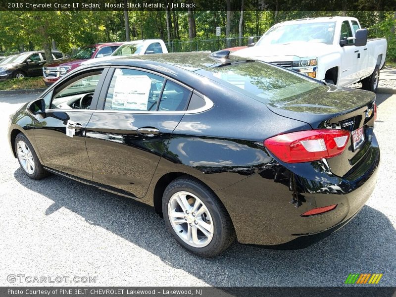 Mosaic Black Metallic / Jet Black 2016 Chevrolet Cruze LT Sedan