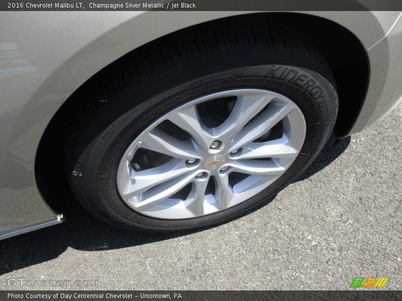 Champagne Silver Metallic / Jet Black 2016 Chevrolet Malibu LT