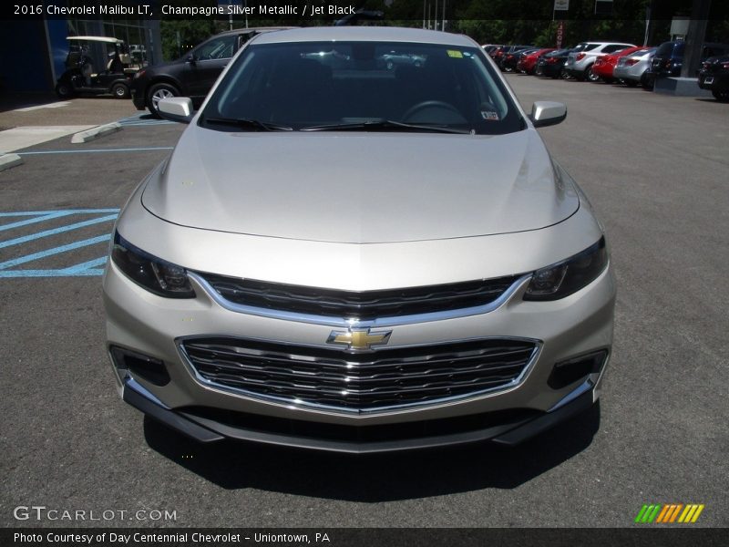 Champagne Silver Metallic / Jet Black 2016 Chevrolet Malibu LT