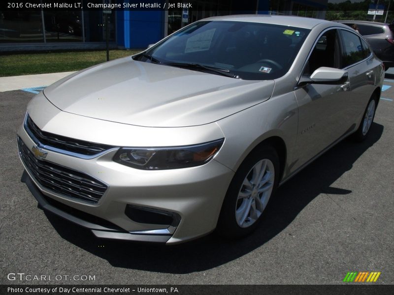 Champagne Silver Metallic / Jet Black 2016 Chevrolet Malibu LT