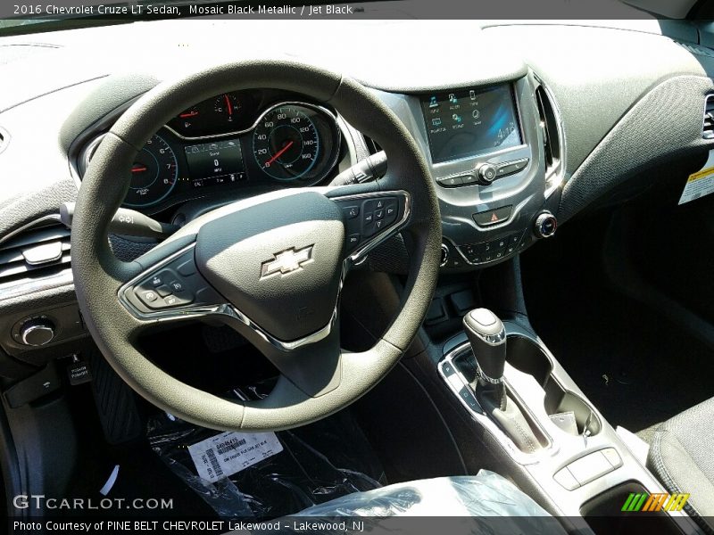 Mosaic Black Metallic / Jet Black 2016 Chevrolet Cruze LT Sedan