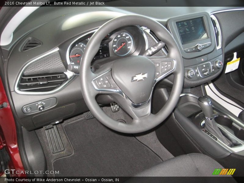Butte Red Metallic / Jet Black 2016 Chevrolet Malibu LT