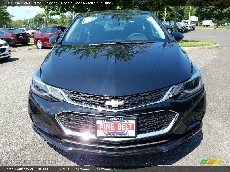 Mosaic Black Metallic / Jet Black 2016 Chevrolet Cruze LT Sedan