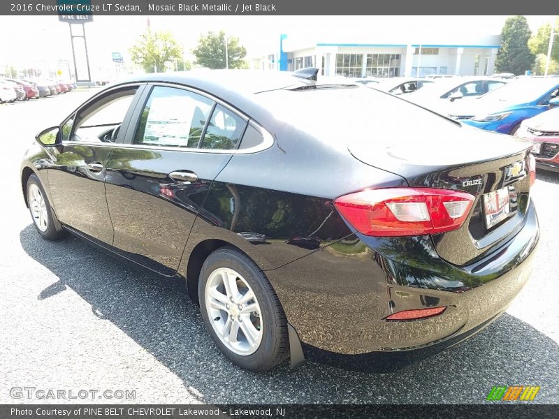 Mosaic Black Metallic / Jet Black 2016 Chevrolet Cruze LT Sedan