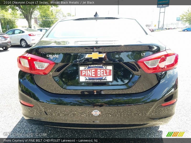 Mosaic Black Metallic / Jet Black 2016 Chevrolet Cruze LT Sedan
