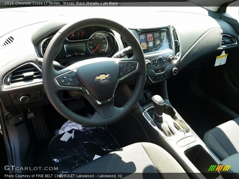 Mosaic Black Metallic / Jet Black 2016 Chevrolet Cruze LT Sedan
