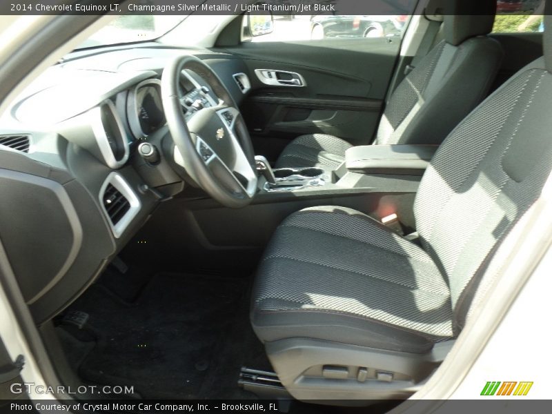 Champagne Silver Metallic / Light Titanium/Jet Black 2014 Chevrolet Equinox LT