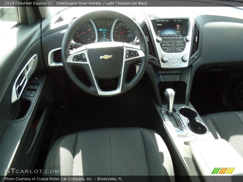 Champagne Silver Metallic / Light Titanium/Jet Black 2014 Chevrolet Equinox LT