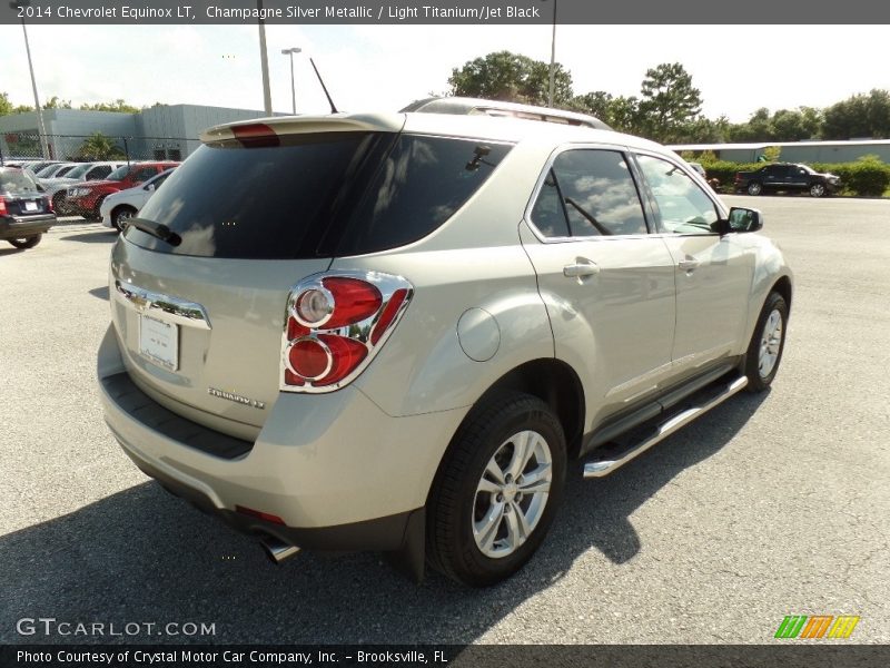 Champagne Silver Metallic / Light Titanium/Jet Black 2014 Chevrolet Equinox LT
