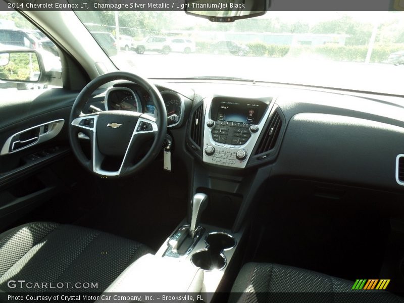 Champagne Silver Metallic / Light Titanium/Jet Black 2014 Chevrolet Equinox LT