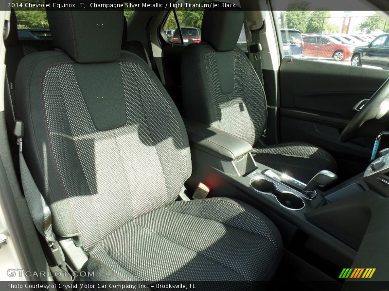 Champagne Silver Metallic / Light Titanium/Jet Black 2014 Chevrolet Equinox LT