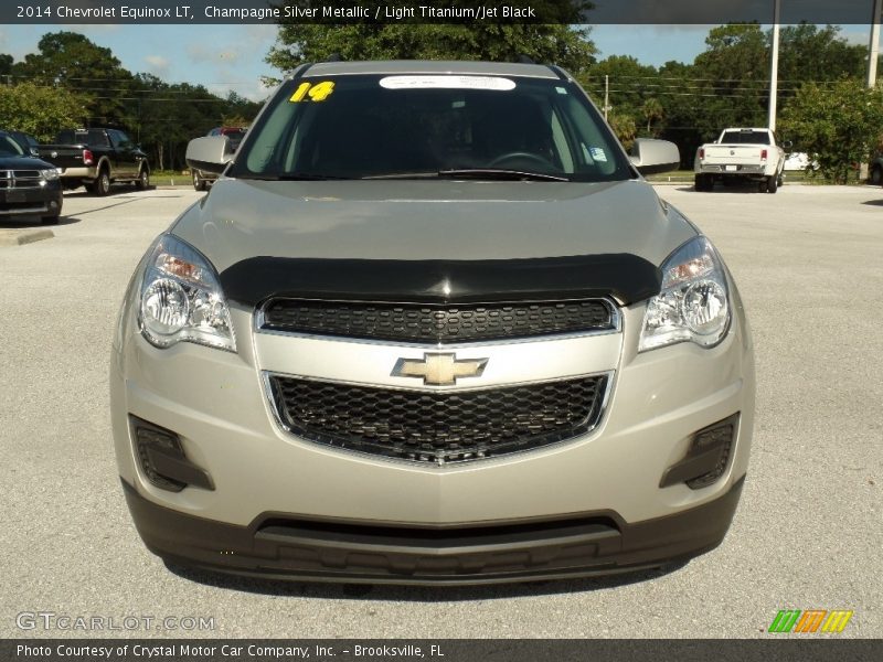 Champagne Silver Metallic / Light Titanium/Jet Black 2014 Chevrolet Equinox LT