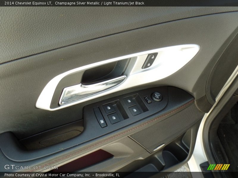 Champagne Silver Metallic / Light Titanium/Jet Black 2014 Chevrolet Equinox LT