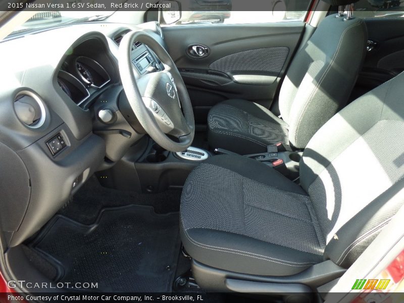 Red Brick / Charcoal 2015 Nissan Versa 1.6 SV Sedan
