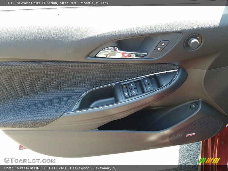 Siren Red Tintcoat / Jet Black 2016 Chevrolet Cruze LT Sedan