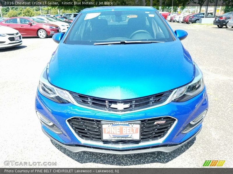 Kinetic Blue Metallic / Jet Black 2016 Chevrolet Cruze LT Sedan
