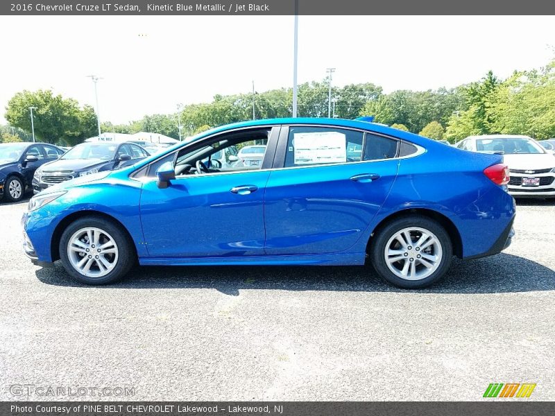 Kinetic Blue Metallic / Jet Black 2016 Chevrolet Cruze LT Sedan