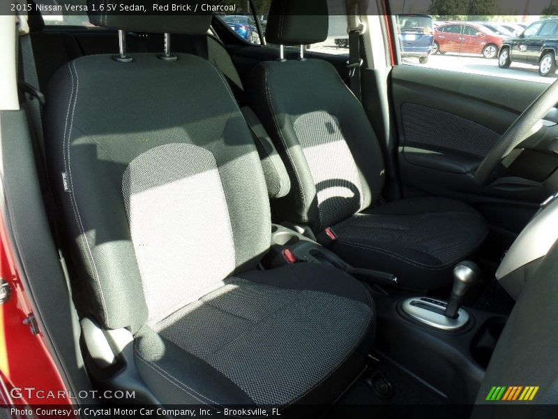 Red Brick / Charcoal 2015 Nissan Versa 1.6 SV Sedan