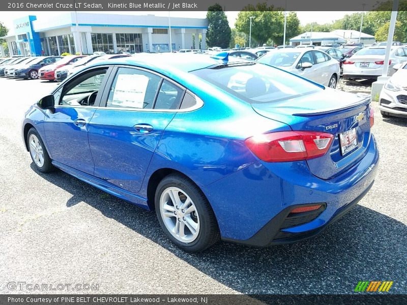 Kinetic Blue Metallic / Jet Black 2016 Chevrolet Cruze LT Sedan