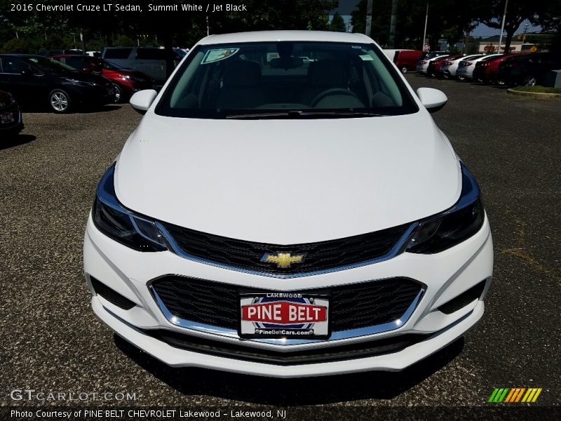 Summit White / Jet Black 2016 Chevrolet Cruze LT Sedan