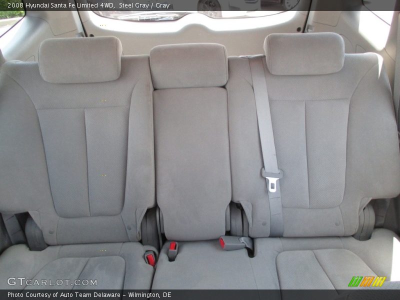 Steel Gray / Gray 2008 Hyundai Santa Fe Limited 4WD