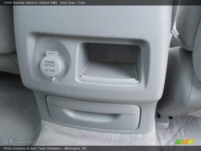 Steel Gray / Gray 2008 Hyundai Santa Fe Limited 4WD