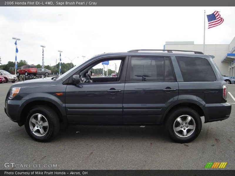 Sage Brush Pearl / Gray 2006 Honda Pilot EX-L 4WD