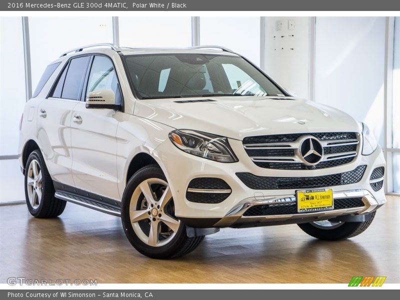 Polar White / Black 2016 Mercedes-Benz GLE 300d 4MATIC