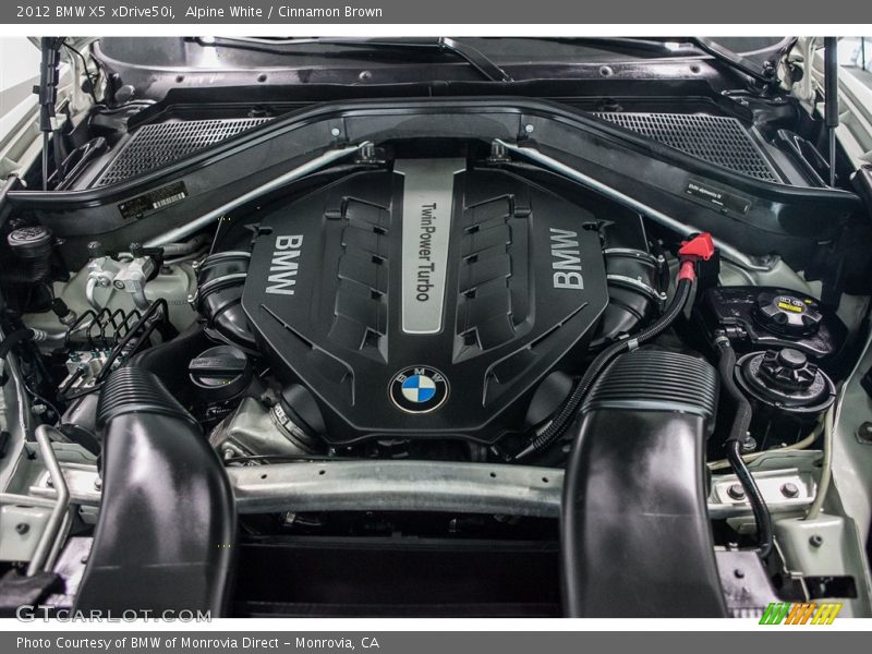Alpine White / Cinnamon Brown 2012 BMW X5 xDrive50i