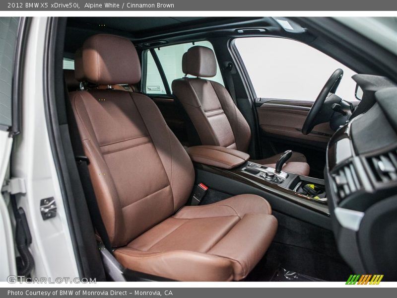 Alpine White / Cinnamon Brown 2012 BMW X5 xDrive50i