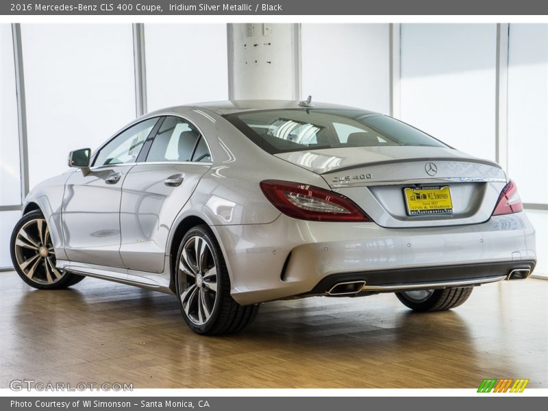 Iridium Silver Metallic / Black 2016 Mercedes-Benz CLS 400 Coupe